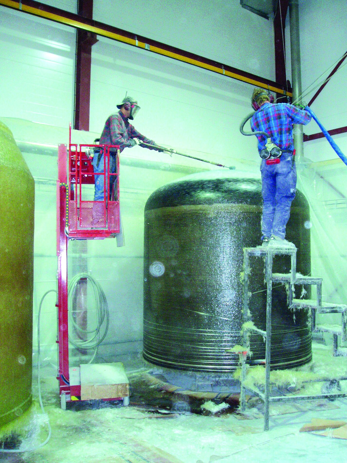 Liftman i industrimiljö