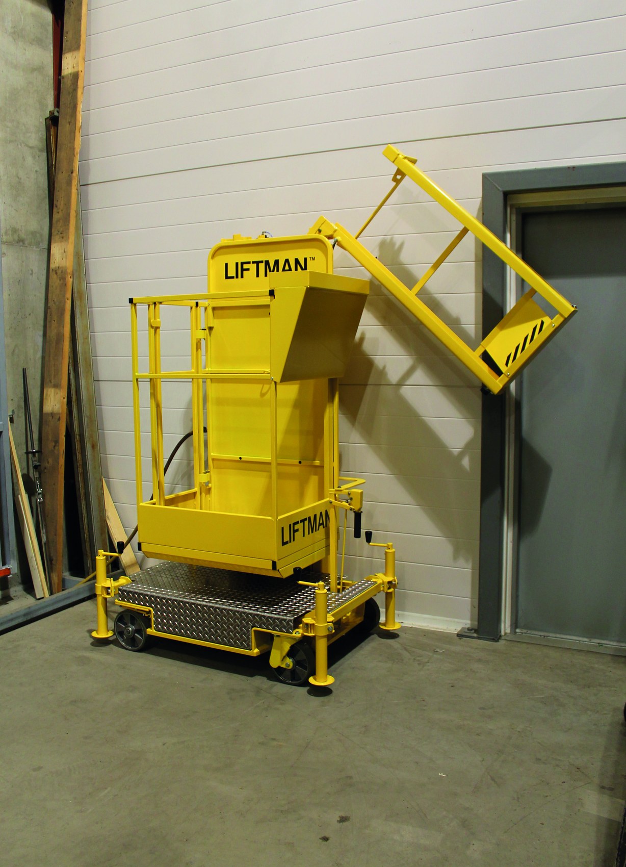 Liftman Fold under hopfällning